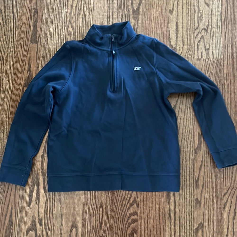 Vineyard Vines Boys quarter zip pull over Size S 8-10